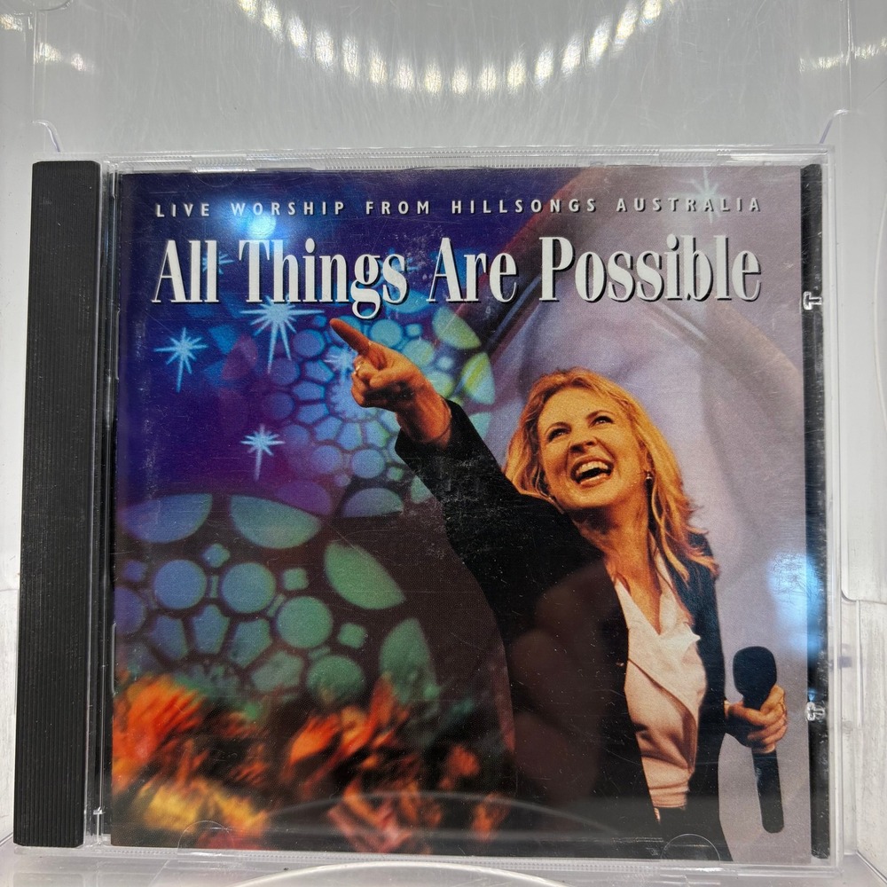 Hillsong Australia All Things Are Possible Live Worship CD 1997 Darlene Zschech